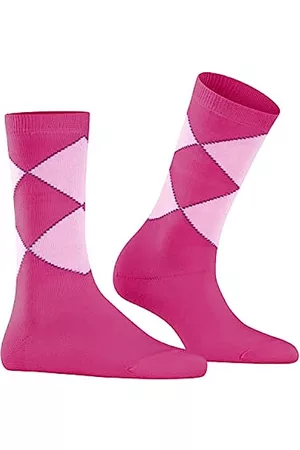 Burlington Damen Socken & Strümpfe - Damen Socken Darlington, Nachhaltige biologische Baumwolle, 1 Paar, Rosa (Hot Pink 8768), 36-41