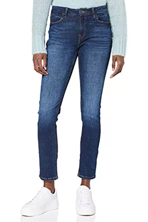 ESPRIT Damen Stretch Jeans - Stretch-Jeans aus Organic Cotton