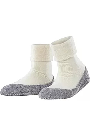 Falke Damen Hausschuhe - Damen Hausschuhe Cosyshoe, Wolle, 1 Paar, Weiß (Off-White 2049), 37-38