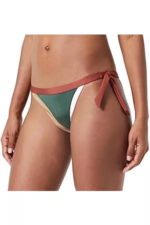 Women secret Damen String Bikinis - Damen Side String Bikini Brief Voyage Slips, Dunkelgrün, XL