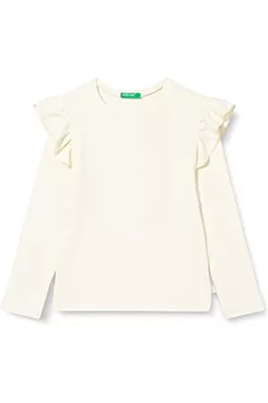 Benetton Mädchen Longsleeves - Mädchen M/L 3V1GG105L Langarm-T-Shirt, Esel 636, 98