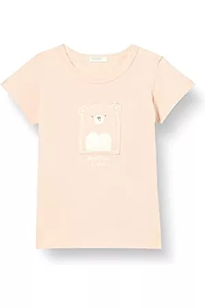 Benetton Baby Shirts - Baby-Jungen 3I1XA1007 T-Shirt, Rosa 3 V5, 50 cm
