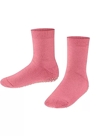 Falke Damen Schuhe mit Noppen - Unisex Kinder Hausschuh-Socken Catspads K HP Baumwolle Wolle rutschhemmende Noppen 1 Paar, Rosa (Tea Rose 8773), 39-42