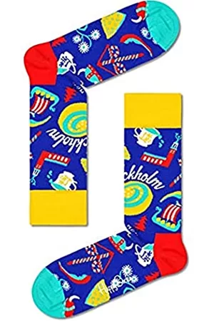 Happy Socks Socken & Strümpfe - Unisex Stockholm Socks, Multicoloured, 36