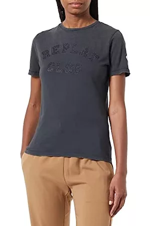 Replay Damen Shirts - Damen W3510A T-Shirt, 099 Blackboard, S