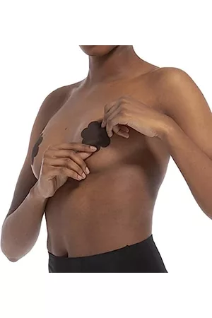 MAGIC Bodyfashion Damen Dessous-Accesoires - Damen Secret Covers Nipple Cover, Braun (Chocolate 330), S/M (10er Pack)