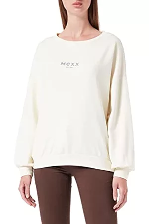 Mexx Women's Crewneck Sweater Sweatshirt, Vanilla Ice, XL
