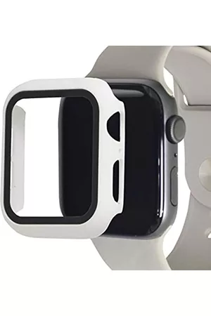 Cassis APH017040 Hartschalen-Schutzhülle für Apple Watch Serie 6, SE, 5, 4 (für 40 mm), Weiß