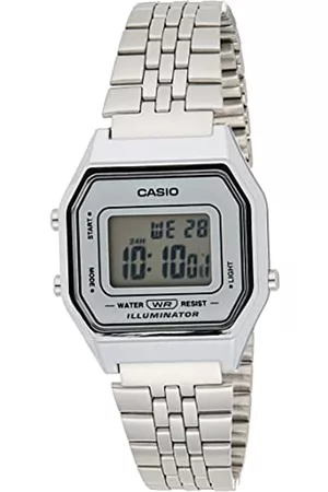 Casio Damen Damen Digital mit Edelstahl Armbanduhr LA680WA 7D