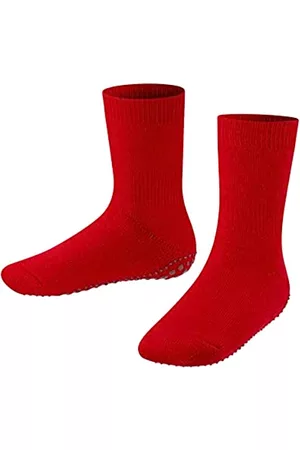 Falke Unterwäsche - Unisex Kinder Hausschuh-Socken Catspads, Baumwolle, 1 Paar, Rot (Fire 8150), 35-38