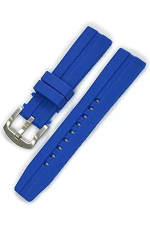 Cassis Damen Accessoires - Cremona Uhrenarmband, wasserdicht, Silikon, 20 mm, mit Werkzeug, Blau, 20mm