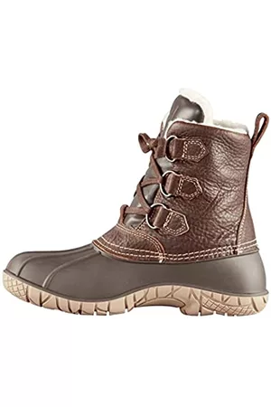 Baffin Damen Winterstiefel - Yellowknife | Damenstiefel | niedrige Wadenhöhe | erhältlich in Schwarz, Braun | perfekt für Winter und Schnee | kompatibel mit Schneeschuh, hergestellt in Kanada, Schwarz, 42 EU