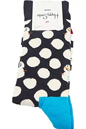 Happy Socks Socken & Strümpfe - Unisex Schneemannsocke mit großen Punkten Socke, Muster, Small/Medium