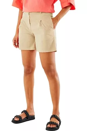 Mexx Damen Shorts - Womens Lässige Shorts, Dark Sand, S