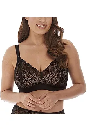 Fantasie Damen Bustiers - Damen Impression Wire Free Bralette BH, schwarz, Medium