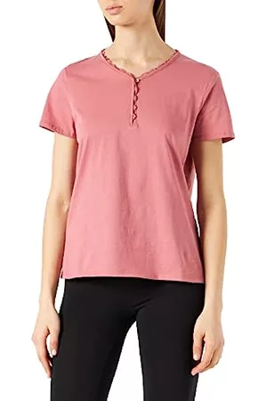 Women secret Damen Schlafanzüge - Damen Kurzärmliges T-Shirt Pyjama-Top, Rosa, Medium