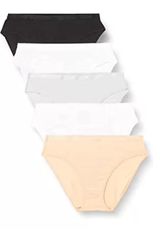 Dim Damen Slips - Slip Les Pockets Eco Baumwolle Weich Damen x5