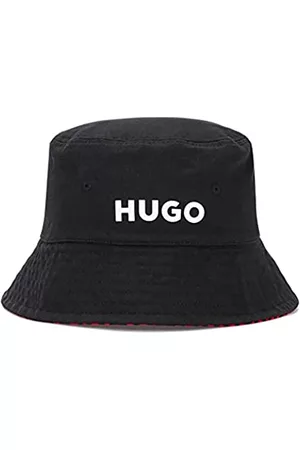HUGO BOSS Herren Hüte - Herren Men-x 555_r Bucket Hat, Black1, S-M EU