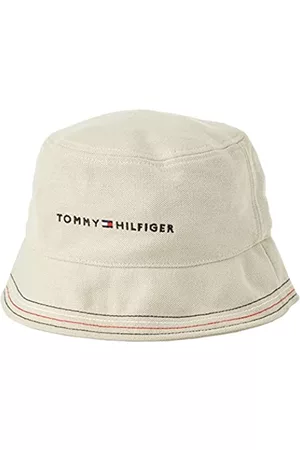 Tommy Hilfiger Herren Hüte - Herren Fischerhut TH Skyline Bucket Hat , Beige (Stone), Einheitsgröße