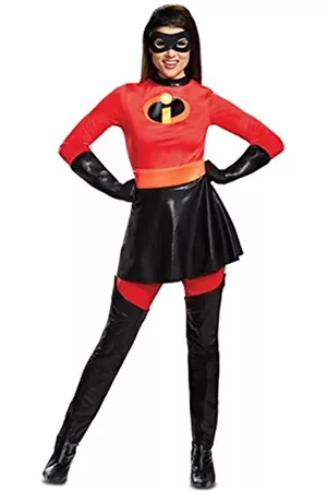 Disguise Damen Anzüge - Disney Incredibles 2 Deluxe Mrs. Incredible Damen Kostüm, Rot/Ausflug, einfarbig (Getaway Solids), M