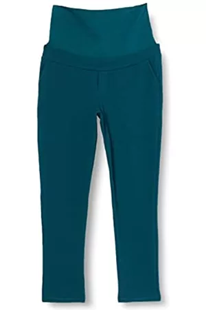 Noppies Damen Hosen & Jeans - Damen Pants Oban Over The Belly Hose, Deep Teal - P177, 36 EU