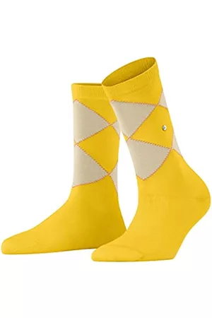 Burlington Damen Socken & Strümpfe - Darlington Damen Socken mit nachhaltigem Garn yellow (1140), 36-41