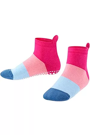 Falke Hausschuhe - Unisex Kinder Hausschuh-Socken Colour Block, Baumwolle, 1 Paar, Rosa (Gloss 8550), 39-42