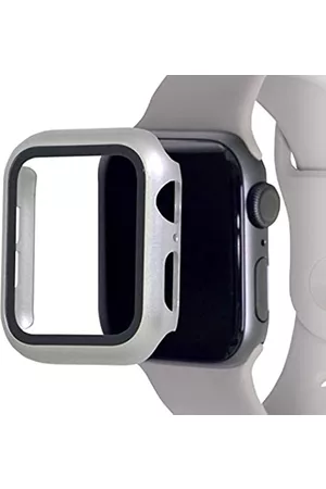 Cassis Uhren - APH012044 Hartschalen-Schutzhülle für Apple Watch Serie 6, SE, 5, 4 (für 44 mm), silberfarben