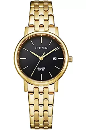 Citizen Damen Analog Quarz Uhr mit Edelstahl Armband EU6092-59E