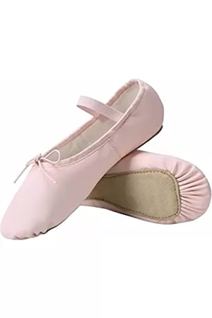 Linodes Damen Pumps - PU-Leder Ballettschuhe / Ballettschuhe / Tanzschuhe für Damen und Mädchen Update, Pink, 38 EU