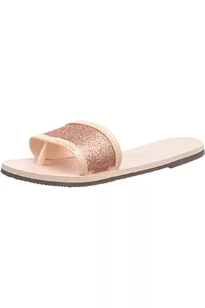Havaianas Damen Sandalen - Damen You Angra Glitter Ballett Rose Schiebe-Sandalen, Ballettrose, 35/36 EU