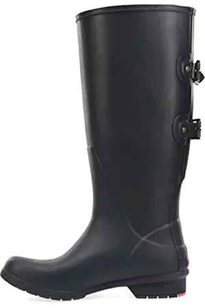 Chooka Damen Wide Calf Memory Foam Rain Boot Gummistiefel, schwarz, 40 EU