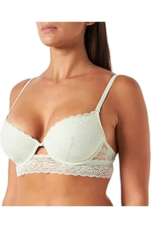 Women secret Damen BHs & Bustiers - Damen Beautiful Klassisch Spitze Hellgrün BH, grün, 85B