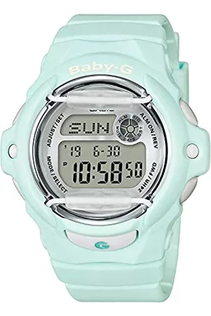 Casio Damen Uhren - BG169R-3 Baby G Women's Watch Light Mint 46mm Resin