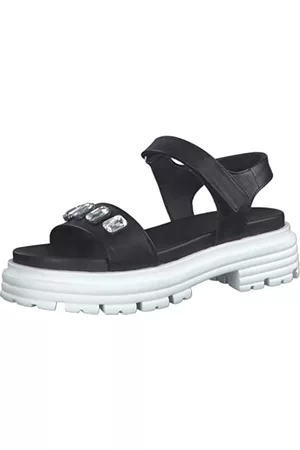 Marco Tozzi Damen Sandalen - By Guido Maria Kretschmer Damen 2-2-88706-20 Sandale, Black, 39 EU