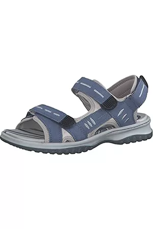 Jana Softline Damen Sandalen - Damen 8-8-28766-20 Sandale, Denim, 36 EU