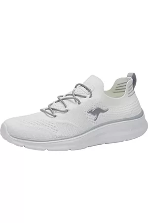 KangaROOS Damen KJ-Stunning Sneaker, White/Vapor Grey, 40 EU