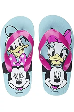 CERDÁ LIFE'S LITTLE MOMENTS Mädchen Flip Flops - Chanclas Flip-Flops von Minnie Mouse und Daisy, Türkis und Rosa, 30 EU