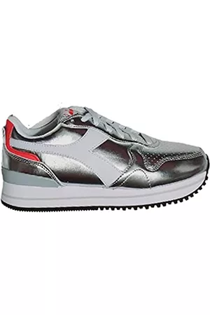 Diadora Damen Schuhe - Damen Olympia Platform Metal Wn Gymnastikschuh, Silber Metalized, 40 EU
