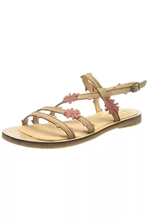 El Naturalista Damen Sandalen - Damen Tulip Sandale, Honig, 39 EU