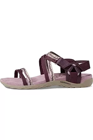 Merrell Damen Schuhe - Damen Terran 3 Cush Gitter Sandale, burgunderfarben, 42 EU
