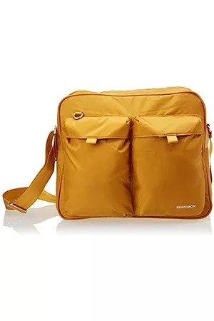 Bensimon Damen Handtaschen - Damen Messenger Bag, Curry