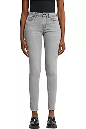 ESPRIT Damen Skinny Jeans - Skinny Jeans mit mittelhohem Bund