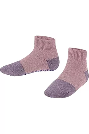 ESPRIT Damen Schuhe mit Noppen - Unisex Kinder Hausschuh-Socken Effect K HP Wolle rutschhemmende Noppen 1 Paar, Rosa (Blossom Melange 8319), 35-38
