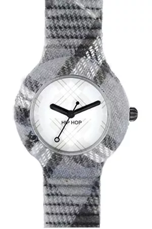 Hip Damen Uhren - HWU0380 Tartan glasglow Gray Uhr Kautschuk Kunststoff 30m Analog grau