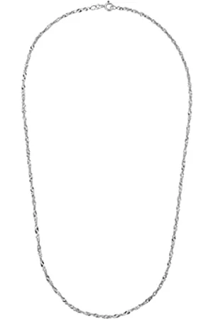Amor Damen Halsketten - Collier 925 Sterling Silber Damen Halsschmuck, 50 cm, Silber, Kommt in Schmuck Geschenk Box, 2017481