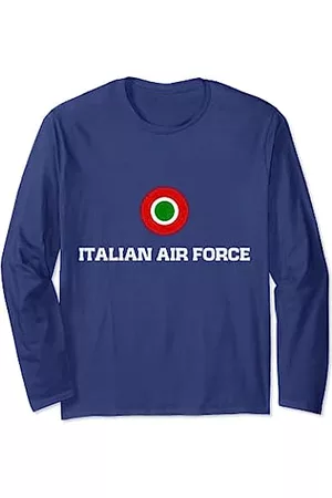 Aeronautica Militare Longsleeves - Roundell-T-Shirt der italienischen Luftwaffe Langarmshirt