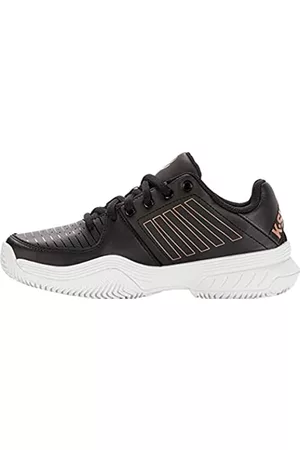 K-Swiss Damen Schuhe - Performance Damen Court Express HB Tennis Shoe, Black/White/Rose Gold, 42 EU