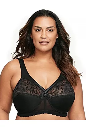 Glamorise Damen BHs & Bustiers - Damen Magiclift-stütz-bh Klassik BH, Schwarz, 105C EU