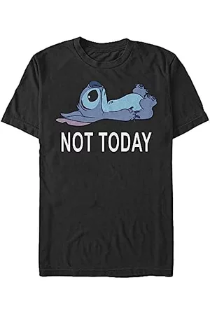 Disney T-Shirts - Unisex Lilo & Stitch Not Today Organic Short Sleeve T-shirt, Schwarz, M